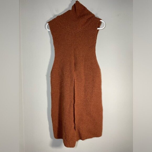 Free People Need It Now Vest in Burnt Caramel size M - Picture 4 of 7